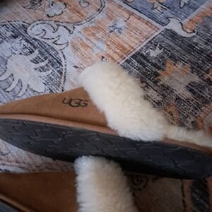 UGG Tan Shearling Slippers